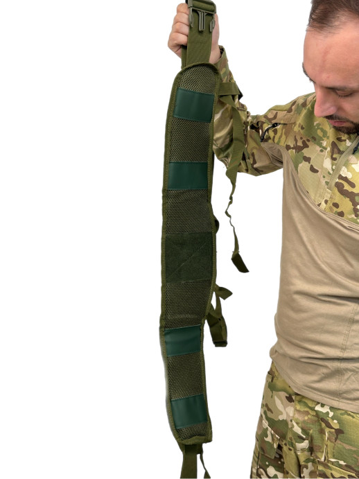 Ремень разгрузочный с лямками тактический олива