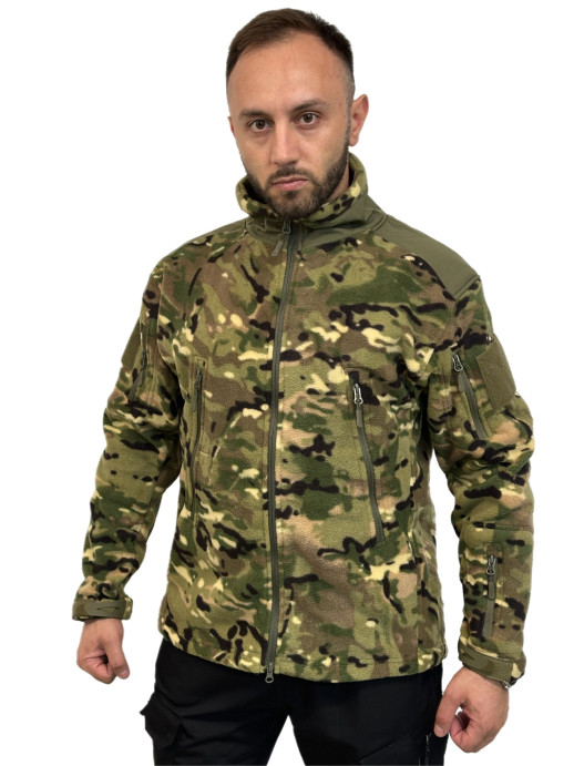 Куртка флисовая тактическая мультикам 