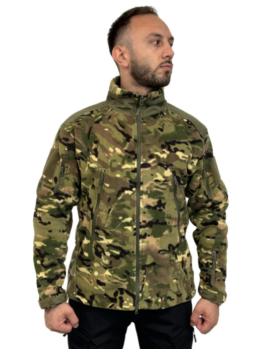 Куртка флисовая тактическая мультикам 