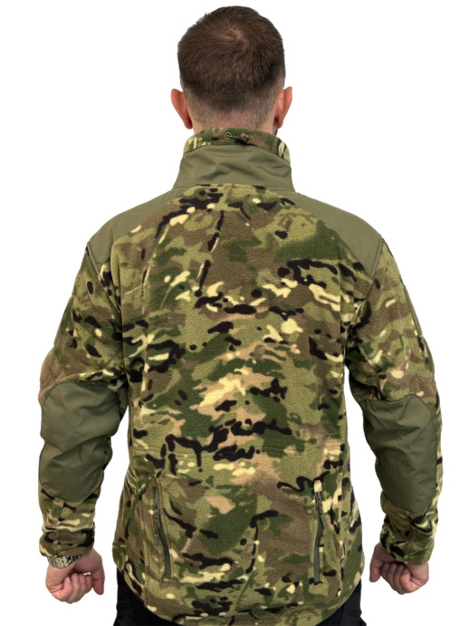 Куртка флисовая тактическая мультикам 