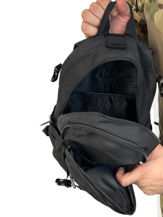 Рюкзак для активного отдыха 20 литров черный 