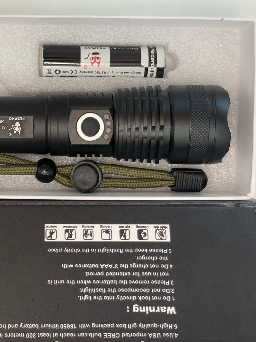 Фонарь FA-K71-P50 ручной светодиодный мощный