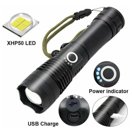 Фонарь FA-K71-P50 ручной светодиодный мощный