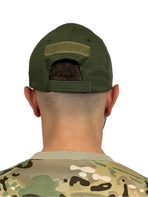 Бейсболка тактическая череп олива 