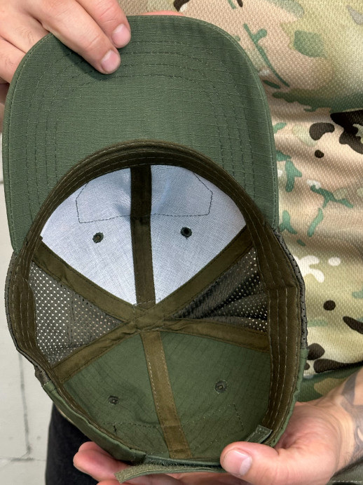 Бейсболка тактическая череп олива 