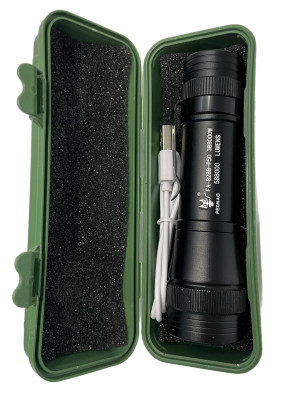 Фонарь ручной компактный с usb зарядкой fa-828b-p50