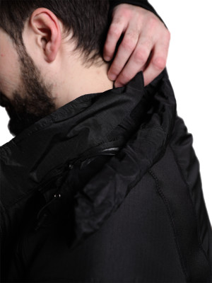 Куртка-ветровка Jungle Base тактическая черная 