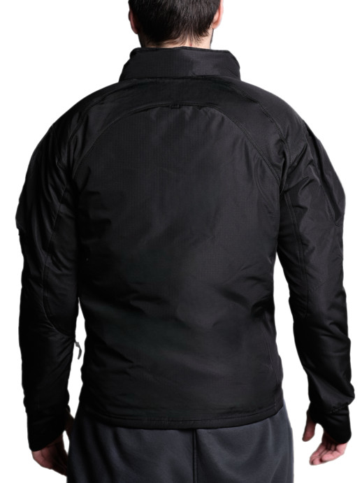 Куртка-ветровка Jungle Base тактическая черная 