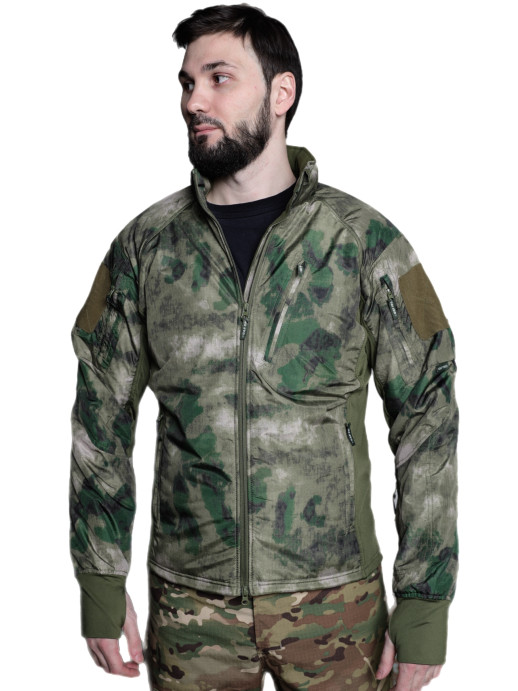 Куртка-ветровка Jungle Base тактическая мох