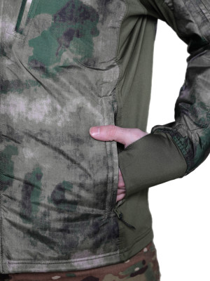 Куртка-ветровка Jungle Base тактическая мох