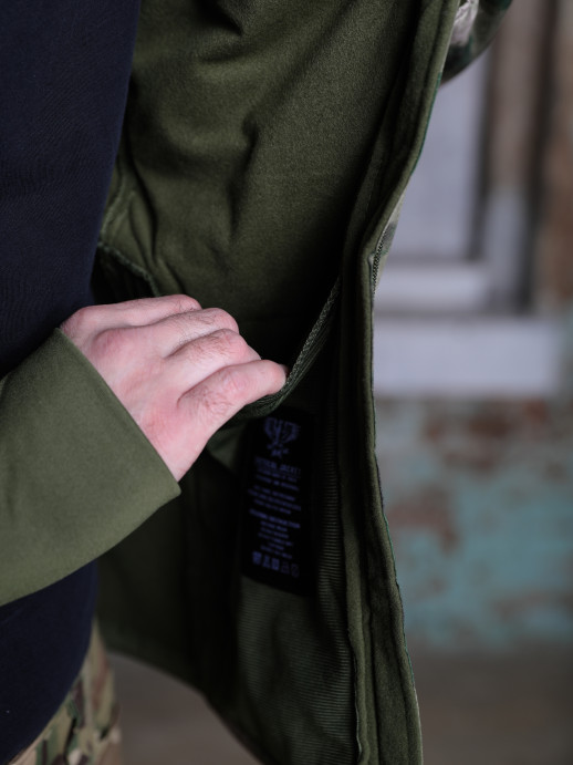 Куртка-ветровка Jungle Base тактическая мох