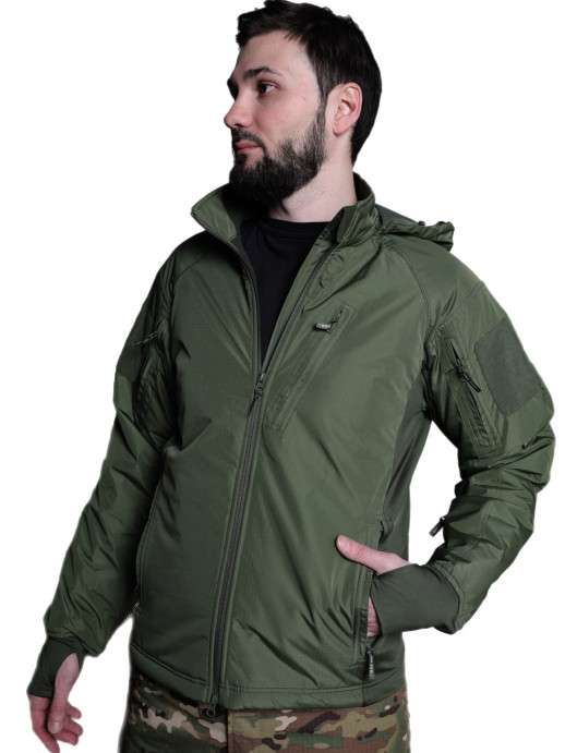 Куртка-ветровка Jungle Base тактическая олива