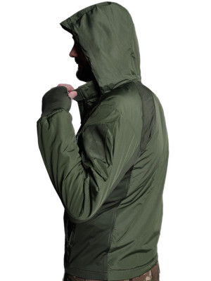 Куртка-ветровка Jungle Base тактическая олива