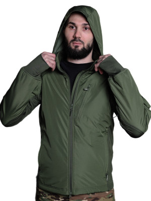 Куртка-ветровка Jungle Base тактическая олива