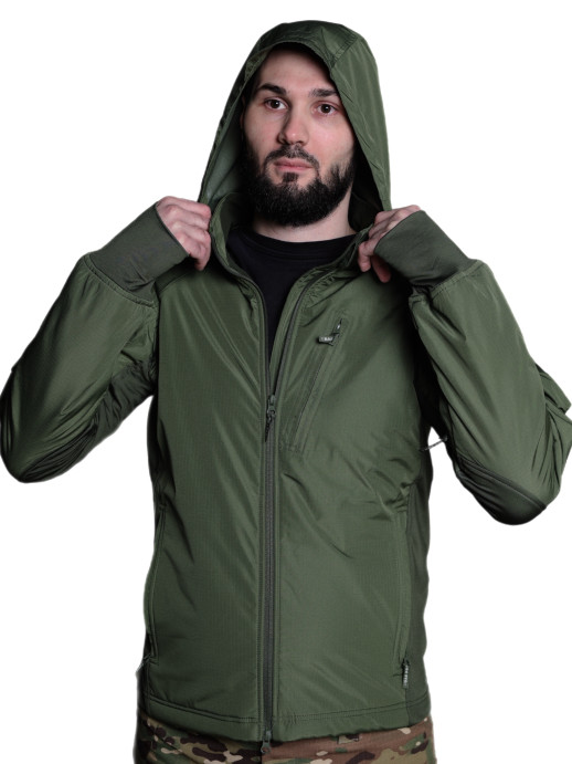 Куртка-ветровка Jungle Base тактическая олива