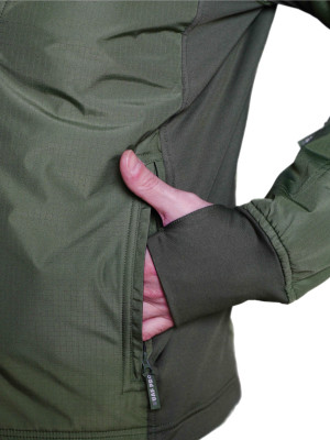 Куртка-ветровка Jungle Base тактическая олива