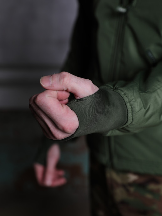 Куртка-ветровка Jungle Base тактическая олива