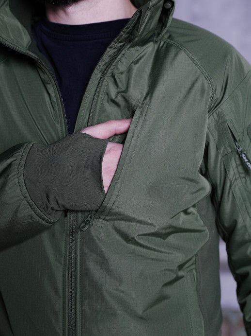Куртка-ветровка Jungle Base тактическая олива