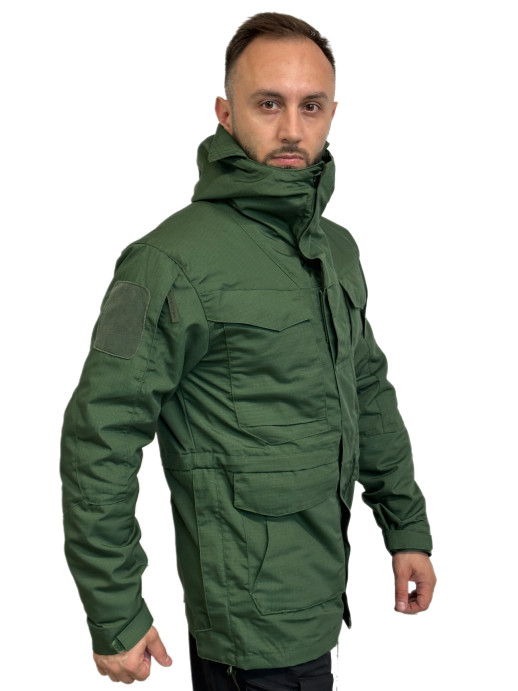 Куртка M-65 тактическая с отстёгивающейся подкладкой олива 