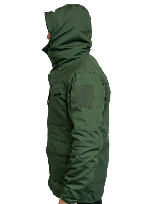 Куртка M-65 тактическая с отстёгивающейся подкладкой олива 