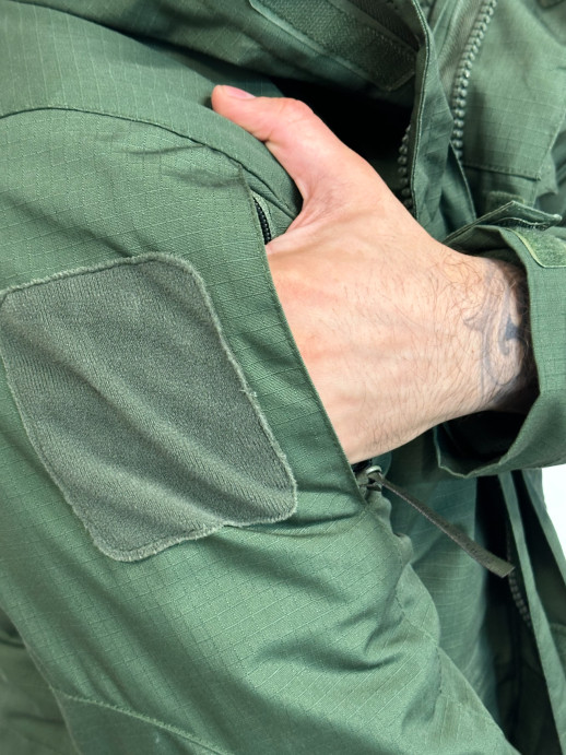 Куртка M-65 тактическая с отстёгивающейся подкладкой олива 