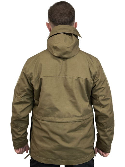 Куртка тактическая м-65 с отстёгивающейся подкладкой песочный
