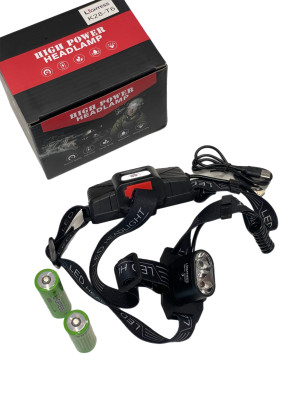 Фонарь налобный светодиодный аккумуляторный HL-K28-T6