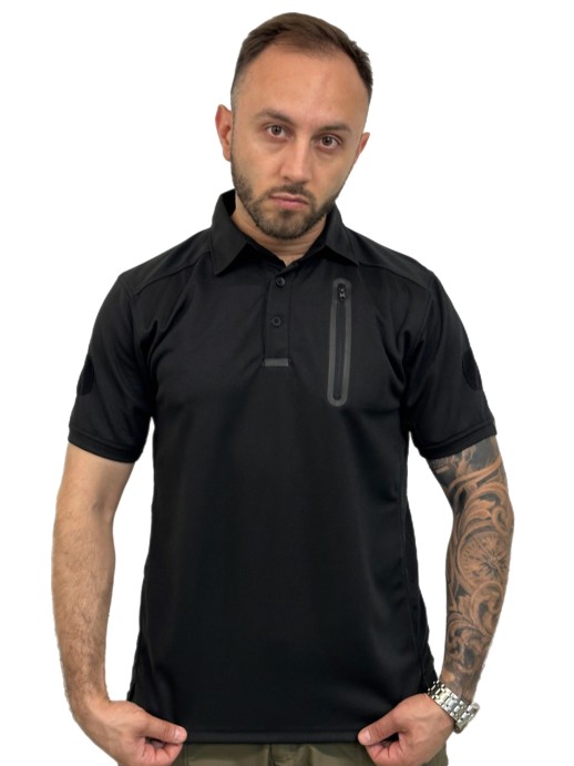 Футболка Han-Wild поло черная 