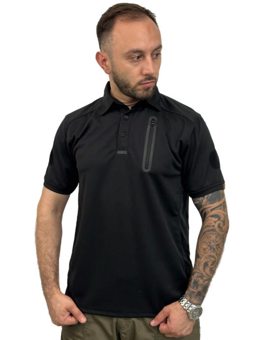 Футболка Han-Wild поло черная 