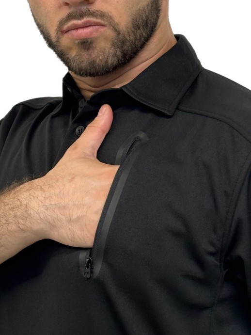 Футболка Han-Wild поло черная 