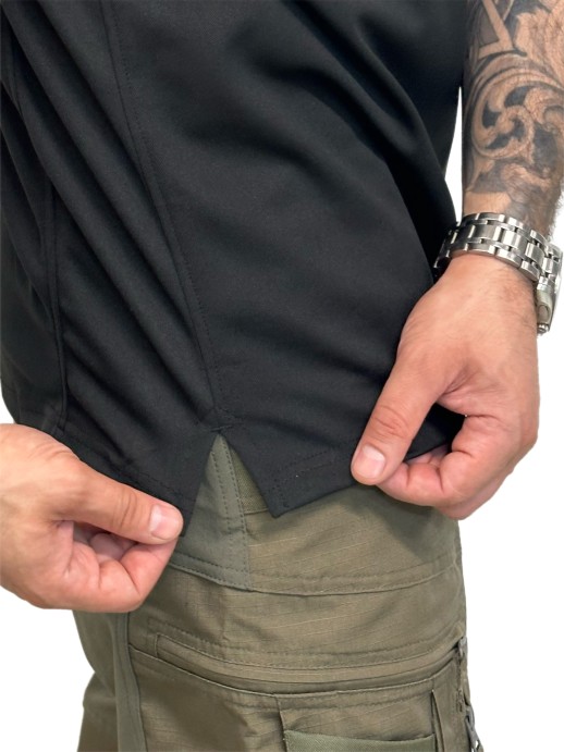 Футболка Han-Wild поло черная 