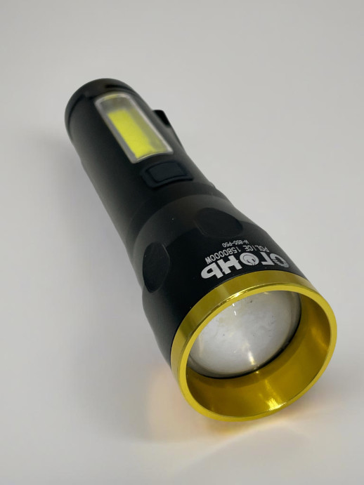 Фонарь Огонь H-855-P50 ручной светодиодный с USB зарядкой 