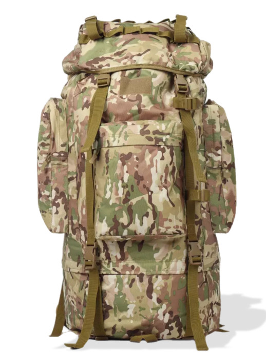 Рюкзак каркасный 70 литров тактический мультикам