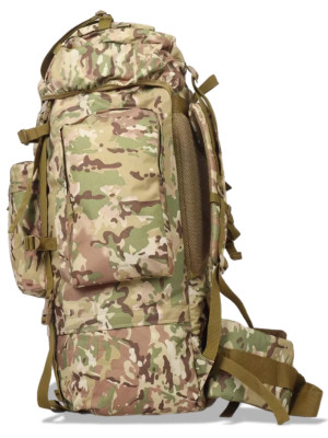 Рюкзак каркасный 70 литров тактический мультикам