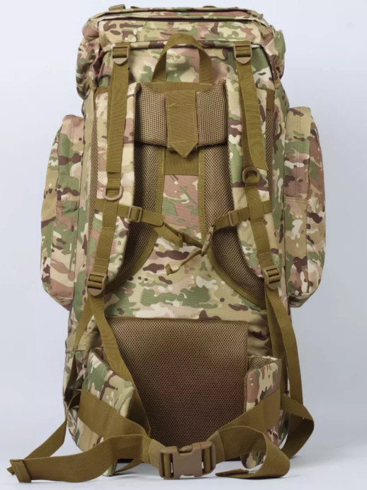 Рюкзак каркасный 70 литров тактический мультикам