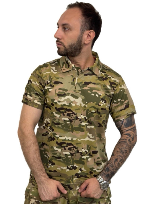 Футболка поло тактическая мультикам