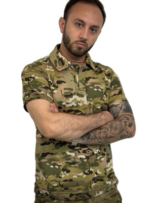 Футболка поло тактическая мультикам