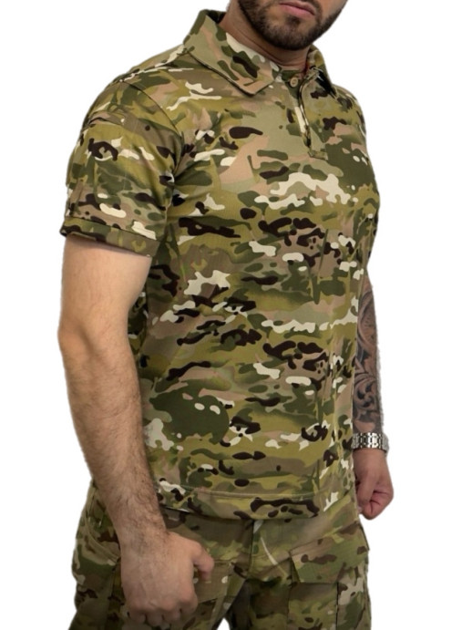 Футболка поло тактическая мультикам