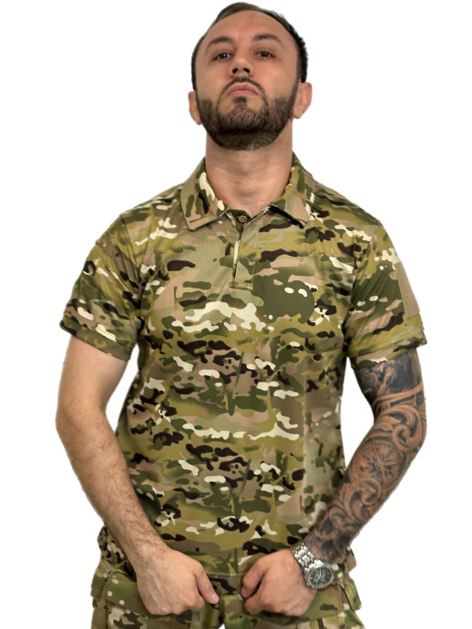 Футболка поло тактическая мультикам