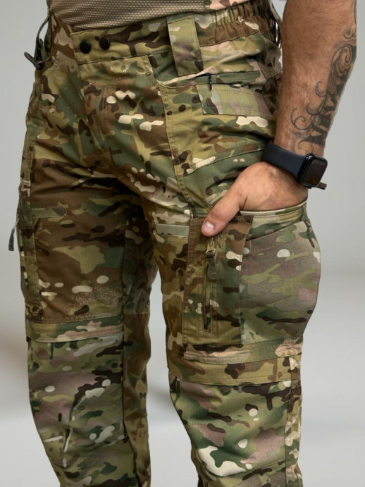 Брюки тактические P-40 All Terrain Yin Ren мультикам