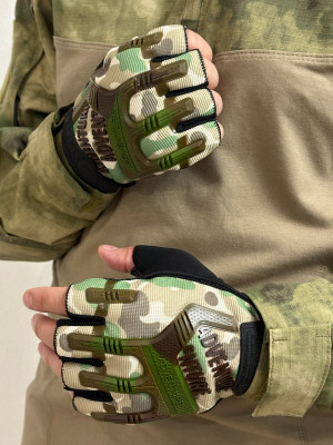 Перчатки без пальцев Adventure мультикам