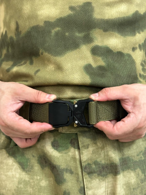 Ремень тактический быстросъемный с металлической пряжкой кобра