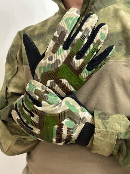 Перчатки тактические облегченные мультикам