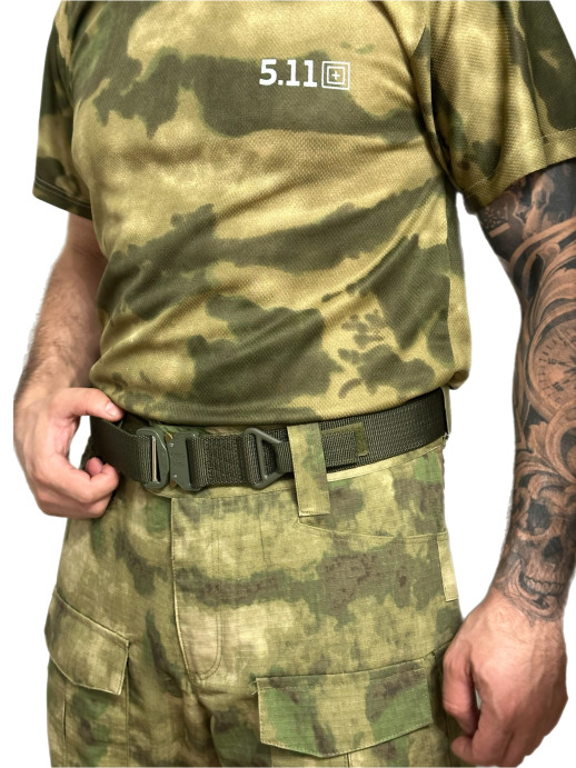 Ремень тактический Maverick на липучке олива