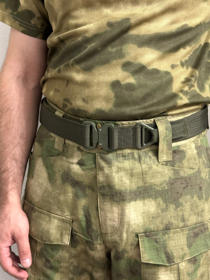 Ремень тактический Maverick на липучке олива