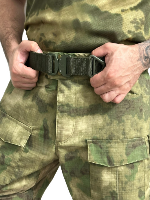 Ремень тактический Maverick на липучке олива