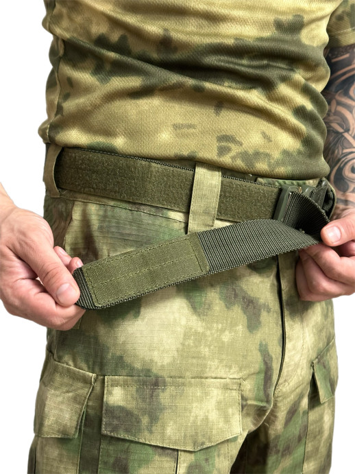 Ремень тактический Maverick на липучке олива