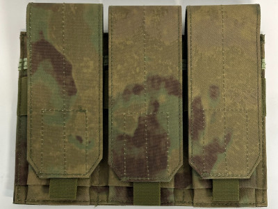 Подсумок закрытого типа под 3 магазина Мох