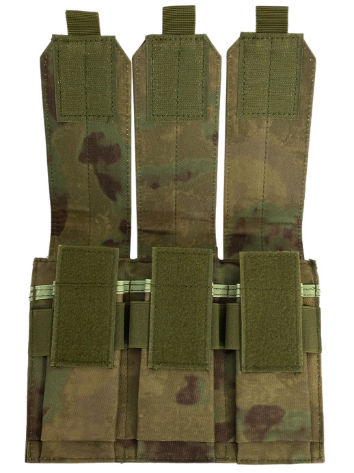 Подсумок закрытого типа под 3 магазина Мох