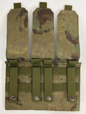 Подсумок закрытого типа под 3 магазина Мох